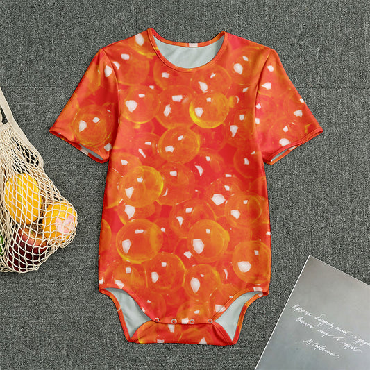 Salmon Roe Print Men's Bodysuit