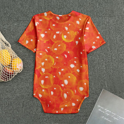 Salmon Roe Print Men's Bodysuit
