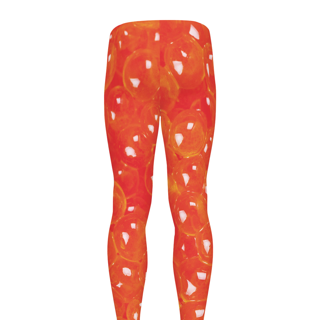 Salmon Roe Print Men's leggings