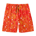 Salmon Roe Print Men's Swim Trunks