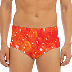 Salmon Roe Print Men's Triangle Swim Briefs
