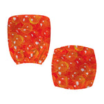 Salmon Roe Print Office Chair Cover