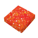 Salmon Roe Print Outdoor Seat Cushion Cover