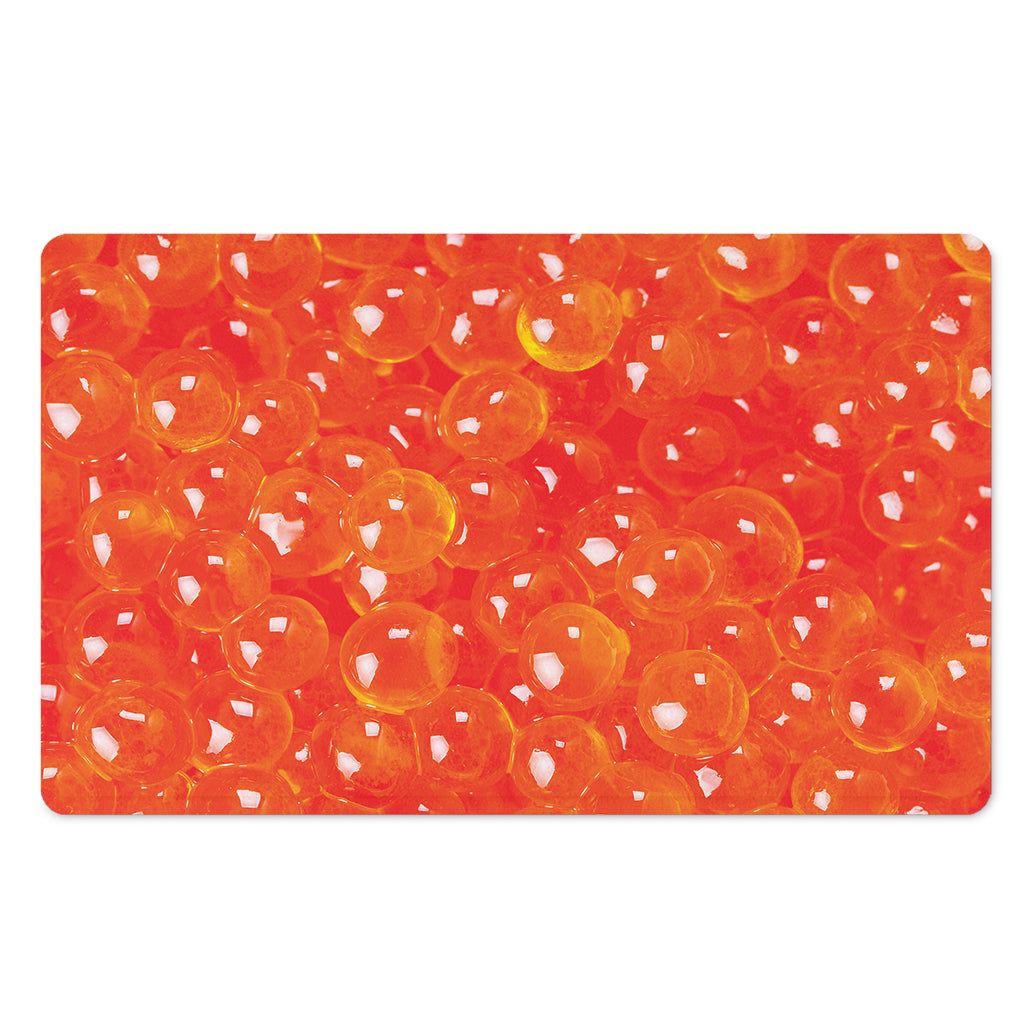 Salmon Roe Print Polyester Doormat