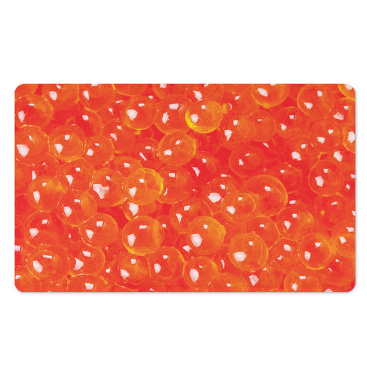 Salmon Roe Print Polyester Doormat