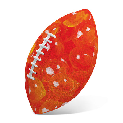 Salmon Roe Print Rugby Ball