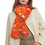 Salmon Roe Print Scarf