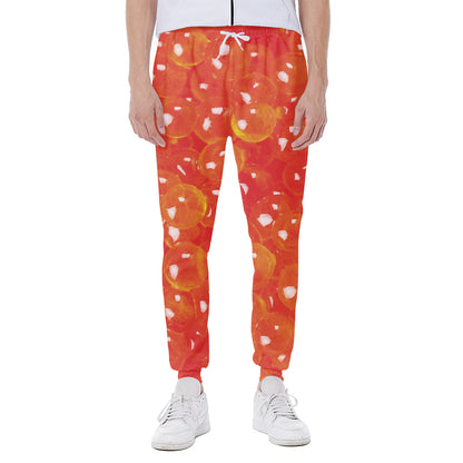 Salmon Roe Print Scuba Joggers