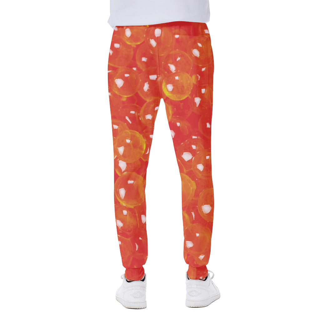 Salmon Roe Print Scuba Joggers