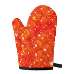Salmon Roe Print Single Oven Mitt