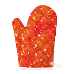 Salmon Roe Print Single Oven Mitt