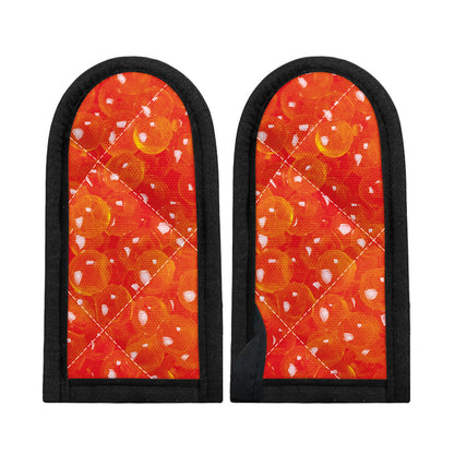 Salmon Roe Print Skillet Handle Cover