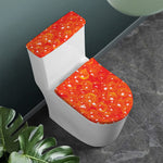 Salmon Roe Print Toilet Lid And Tank Cover Set