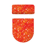 Salmon Roe Print Toilet Lid And Tank Cover Set