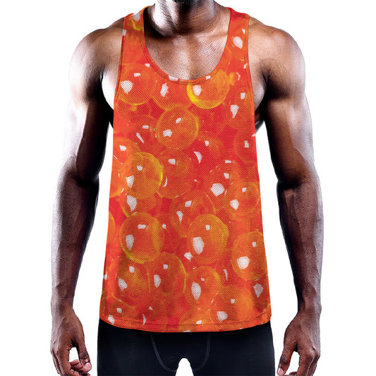 Salmon Roe Print Training Tank Top