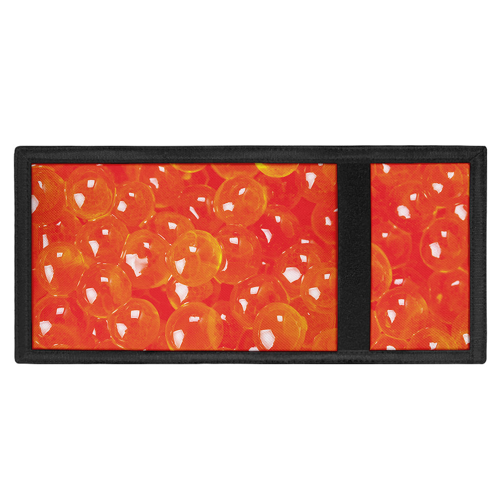 Salmon Roe Print Trifold Wallet