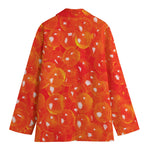 Salmon Roe Print Women's Blazer