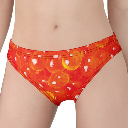 Salmon Roe Print Women's Panties