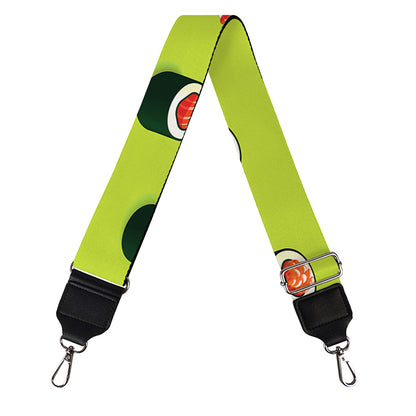 Salmon Sushi And Rolls Pattern Print Bag Strap