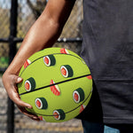 Salmon Sushi And Rolls Pattern Print Basketball