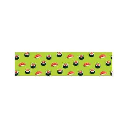 Salmon Sushi And Rolls Pattern Print Bed Runner
