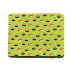 Salmon Sushi And Rolls Pattern Print Bifold Wallet