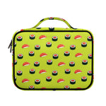 Salmon Sushi And Rolls Pattern Print Briefcase Bible Bag