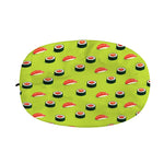 Salmon Sushi And Rolls Pattern Print Car Side Mirror Covers