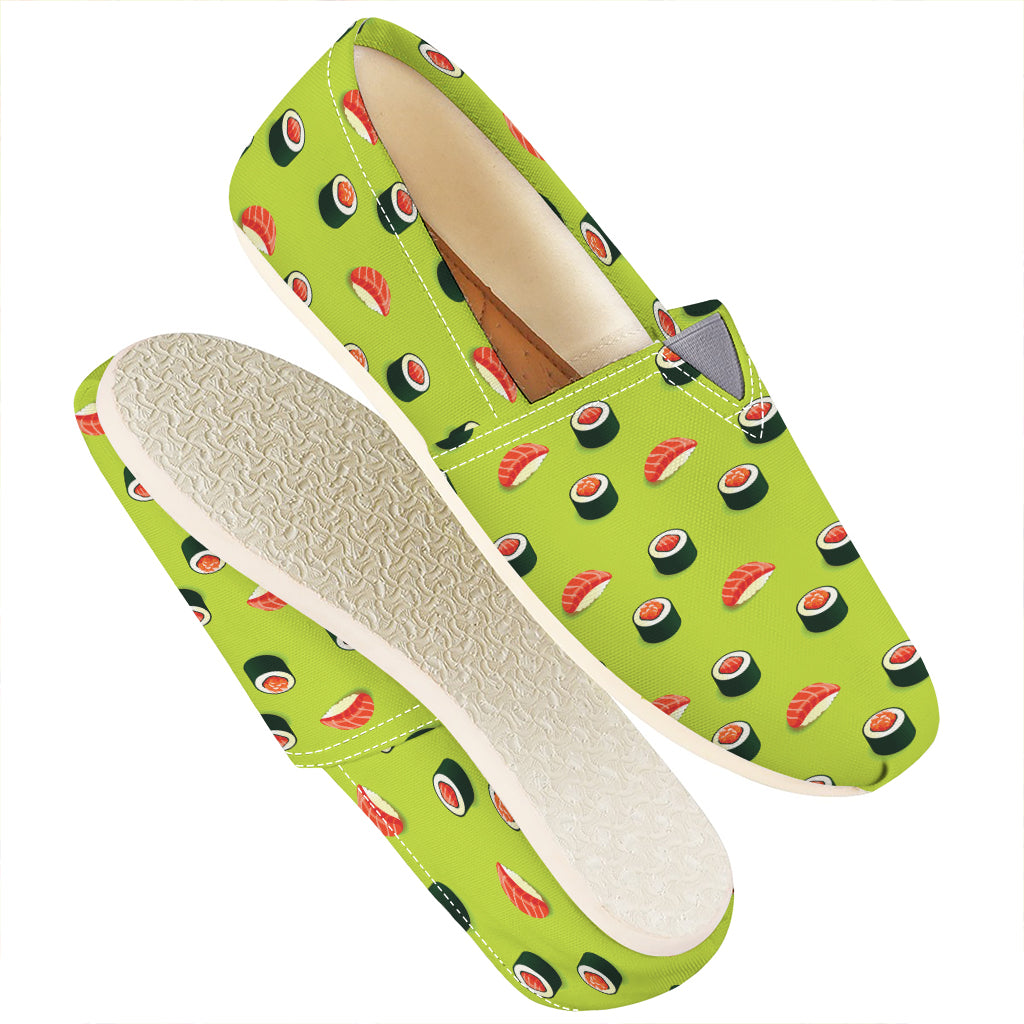 Salmon Sushi And Rolls Pattern Print Casual Shoes