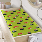 Salmon Sushi And Rolls Pattern Print Changing Pad Cover