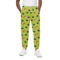 Salmon Sushi And Rolls Pattern Print Cotton Sweatpants