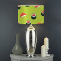 Salmon Sushi And Rolls Pattern Print Drum Lamp Shade