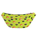 Salmon Sushi And Rolls Pattern Print Fanny Pack