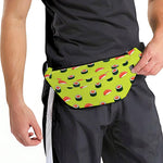 Salmon Sushi And Rolls Pattern Print Fanny Pack