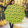 Salmon Sushi And Rolls Pattern Print Foldable Umbrella