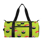 Salmon Sushi And Rolls Pattern Print Gym Bag