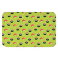 Salmon Sushi And Rolls Pattern Print Indoor Door Mat
