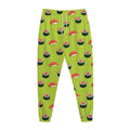 Salmon Sushi And Rolls Pattern Print Jogger Pants