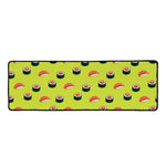 Salmon Sushi And Rolls Pattern Print Long Kitchen Mat