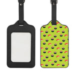Salmon Sushi And Rolls Pattern Print Luggage Tag