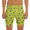Salmon Sushi And Rolls Pattern Print Men's Long Boxer Briefs