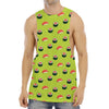 Salmon Sushi And Rolls Pattern Print Men's Muscle Tank Top