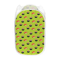 Salmon Sushi And Rolls Pattern Print Mesh Laundry Hamper
