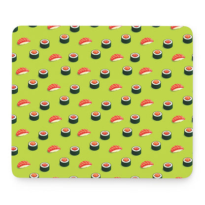 Salmon Sushi And Rolls Pattern Print Mouse Pad