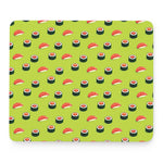 Salmon Sushi And Rolls Pattern Print Mouse Pad