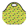 Salmon Sushi And Rolls Pattern Print Neoprene Lunch Bag
