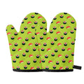 Salmon Sushi And Rolls Pattern Print Oven Mitts