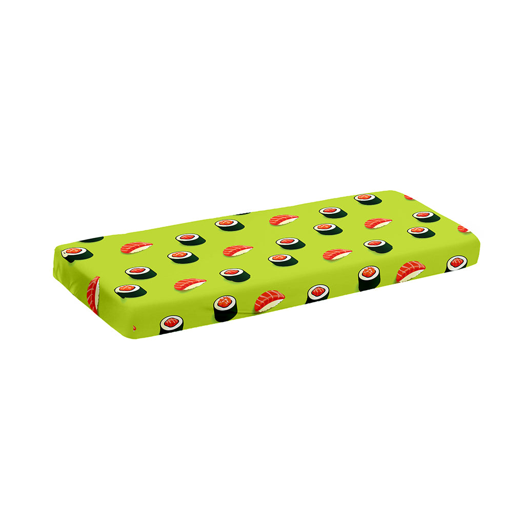 Salmon Sushi And Rolls Pattern Print Piano Keyboard Cover