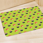 Salmon Sushi And Rolls Pattern Print Polyester Doormat
