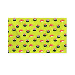 Salmon Sushi And Rolls Pattern Print Polyester Flag
